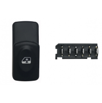 Renault Clio/Meg/Sc 98-*Bot Elevalunas Delanter. Dch Negro (Clio)Delanter. Izq(Megane/Scenic)6pin