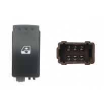Renault Master 2003-*Boton Elevalunas Delanter. Dch/Izq 6pin (Conector Marron)