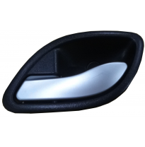 Renault Laguna 00-*Tirador Puerta Delantero/Trasero Interior Izq Plateado
