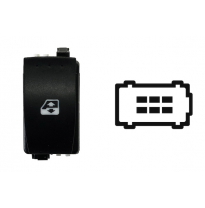 Renault Laguna/Scenic Ii 01-*Boton Elevalunas Traser. Dch/Izq 6pin