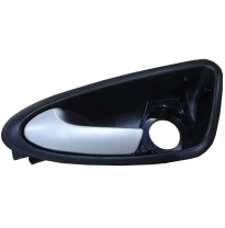 Seat Ibiza 08-*Tirador Puerta Delantera Interior Izq Plateado Con Agujero