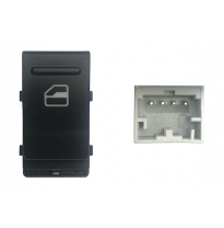 Vw Transporter 03-*Boton Elevalunas Delanter. Dch (Negro) 4pin