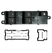 NISSAN NAVARA/PATHFINDER 2005.01-*INTERRUPTOR PUERTA DELANTERO IZQ (4 BOTONES) 16PIN