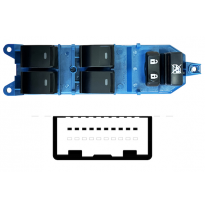 TOYOTA AVENSIS 2009.01-*INTERRUPTOR PUERTA DELANTERA IZQ (4 BOTONES)10PIN