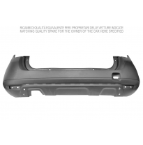Dacia Duster 10-*Paragolpes Trasero Para Pintar Con Agujeros Spoiler Trasero