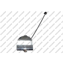 Fiat 500 07-*Tapa Gancho Remolque Paragolpes Trasero Cromada