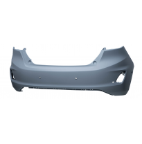 Ford Fiesta 17-*Paragolpes Trasero Para Pintar(Con 6 Agujeros Sensor)