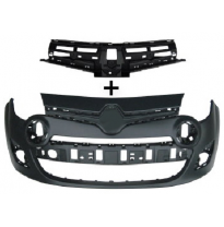 RENAULT TWINGO II 2012.01-*PARAGOLPES DELANTERO COMPLETO PARA PINTAR (CON REFUERZO SUPERIOR)