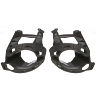 Renault Clio 09-*Juego Rejilla Dch/Izq Paragolpes Delantero Con Agujeros Para Antiniebla