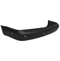 Vw Caddy 10-*Paragolpes Trasero Gris Oscuro Con 6 Agujeros Para Sensores Chasis Largo