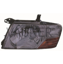 Mitsubishi Pajero 03-*Faro Izq Con Regulacion Manual/Electrica Interior Cromado