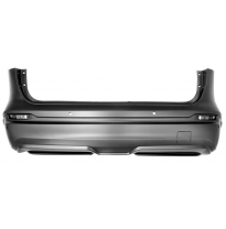 NISSAN QASHQAI 2017.07-*PARAGOLPES TRASERO PARA PINTAR CON 4 AGUJEROS SENSOR SIN AGUJEROS PARA MOLDURA