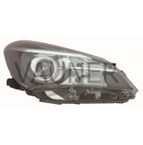 Toyota Yaris 15-*Faro Dch Con Regulacion Electrica Hir2