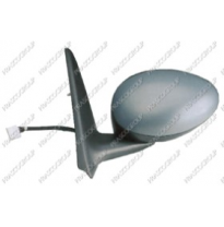 Espejo Izquierdo-Electrico-Negro-Termico-Con Sensor De Temperatura-Convexo/Cromado