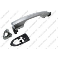 Maneta Exterior Delantera Izquierda Aluminio Anodizado - Con Agujero Llave Lancia Y 2012->