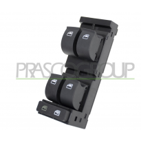 INTERRUPTOR ELEVALUNAS NEGRO-4 INTERRUPTORES-ELEVALUNAS PORTA DELANTERA IZQUIERDA-16 PINES