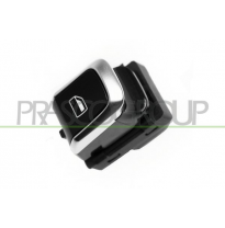 INTERRUPTOR ELEVALUNAS NEGRO/BORDE CROMADO-PUERTA DELANTERA DERECHA-IZQUIERDA-4 PINES