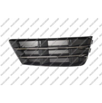 Rejilla Derecha Paragolpes Negra Con Moldura Cromada