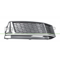 REJILLA DERECHA PARAGOLPES DELANTERO CON MOLDURA PLATA (MOD.S-LINE)