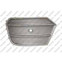 Rejilla Izquierda Paragolpes-Negra-Con Agujero Sensor