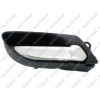 Manecilla Interior Delantera Derecha  Con Palanca Cromada-Escudo Negro Bmw Serie 3 - E46 2001-&gt;