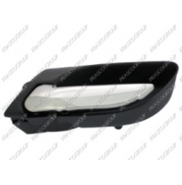 Manecilla Interior Delantera Izquierda  Con Palanca Cromada-Escudo Negro Bmw Serie 3 - E46 2001-&gt;