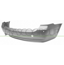 Paragolpes Trasero-Imprimado-Con Escape Doble Izquierdo-Con Agujeros Aparcamiento+soportes-Mod. Familiar