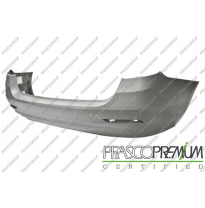 Paragolpes Trasero-Imprimado-Con Tapagancho-Con Marco Sensores Aparcamiento-Con Escape Izquierdo Mod. Familiar