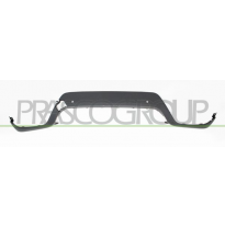 MOLDURA CENTRAL PARAGOLPES DELANTERO-NERA GRANULADA-CON AGUJEROS SENSORES APARCAMIENTO