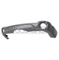 PARAGOLPES TRASERO-INFERIOR-NEGRO GRANULADO-CON AGUJERO MOLDURA-CON ESCAPE REDONDO DERECHO/IZQUIERDA MOD. EXPERIENCE/EXCELLENCE