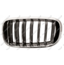 Rejilla Izquierda-Cromada/Negra - Mod. Basis Bmw X5 2013-&gt;