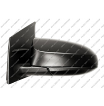 Retrovisor Izquierdo-Manual-Negro-Convexo/Cromado