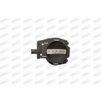 Manecilla Interior Delantera/Trasera Izquierda-Con Palanca Plata-Escudo Negro