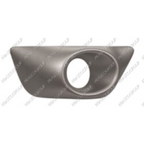 Rejilla Derecha Paragolpes Granulada Plata Con Agujeros Antiniebla