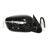 RETROVISOR DERECHO ELECTRICO-NEGRO-CON PILOTO-CONVEXO/CROMADO