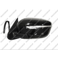 Retrovisor Izquierdo-Electrico-Negro-Termico-Con Piloto-Convexo/Cromado