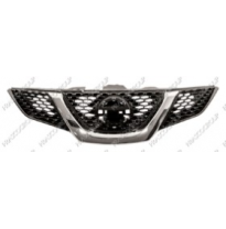 Rejilla-Negra Brillante Con Moldura Cromada