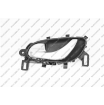 Manecilla Interior Delantera/Trasera Izquierda Con Palanca-Cromada-Escudo Negro