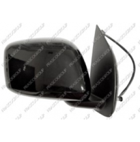 Espejo Derecho Electrico-Negro-Convexo/Cromado-3 Pines Nissan Navara 2005-&gt;