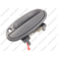 Maneta Exterior Delantera Izquierda Negra-Sin Llave Chevrolet Matiz 2007-&gt;