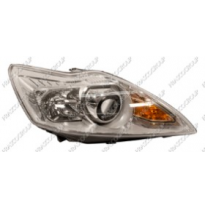 Optica Derecha H7+h1 Electrica-Con Motor-Con Luz De Giro (Afs)-Cromada Ford Focus 2007-&gt;