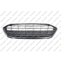 Rejilla Negra Con Moldura Plateada/Gris-Con Marco Cromado