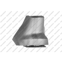 Punta Izquierda Paragolpes Trasero-Negra-Lisa a Imprimar