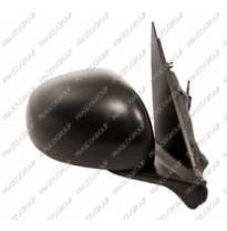 Retrovisor Dch Negro Con Sensor De Temperatura Convexo Cromado 500 L 12&gt;