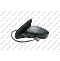 Espejo Derecho Electrico-Negro-Termico-Convexo/Cromado-Mod. 5 Puertas