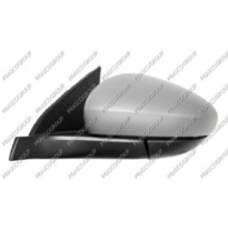 Retrovisor Izquierdo-Electrico-Imprimado-Convexo/Cromado