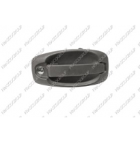 Maneta Exterior Porton Abatible-Con Agujero Llave-Negra Peugeot Bipper 2008->