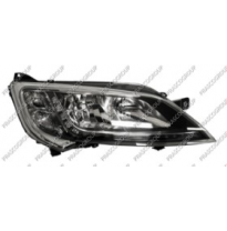 Optica Derecha H7+h7 Electrica-Con Motor-Con Luz De Giro-Led-Negra