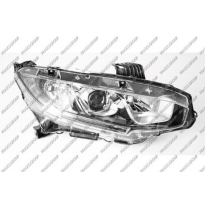 Optica Derecha H11+hb3 Electrica-Con Motor-Con Luz Diurna-Led Mod 5 Puertas