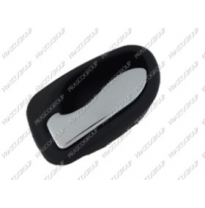 Manecilla Interior Delantera Izquierda  Con Palanca Cromada-Escudo Negro Hyundai Atos Prime 2000-&gt;